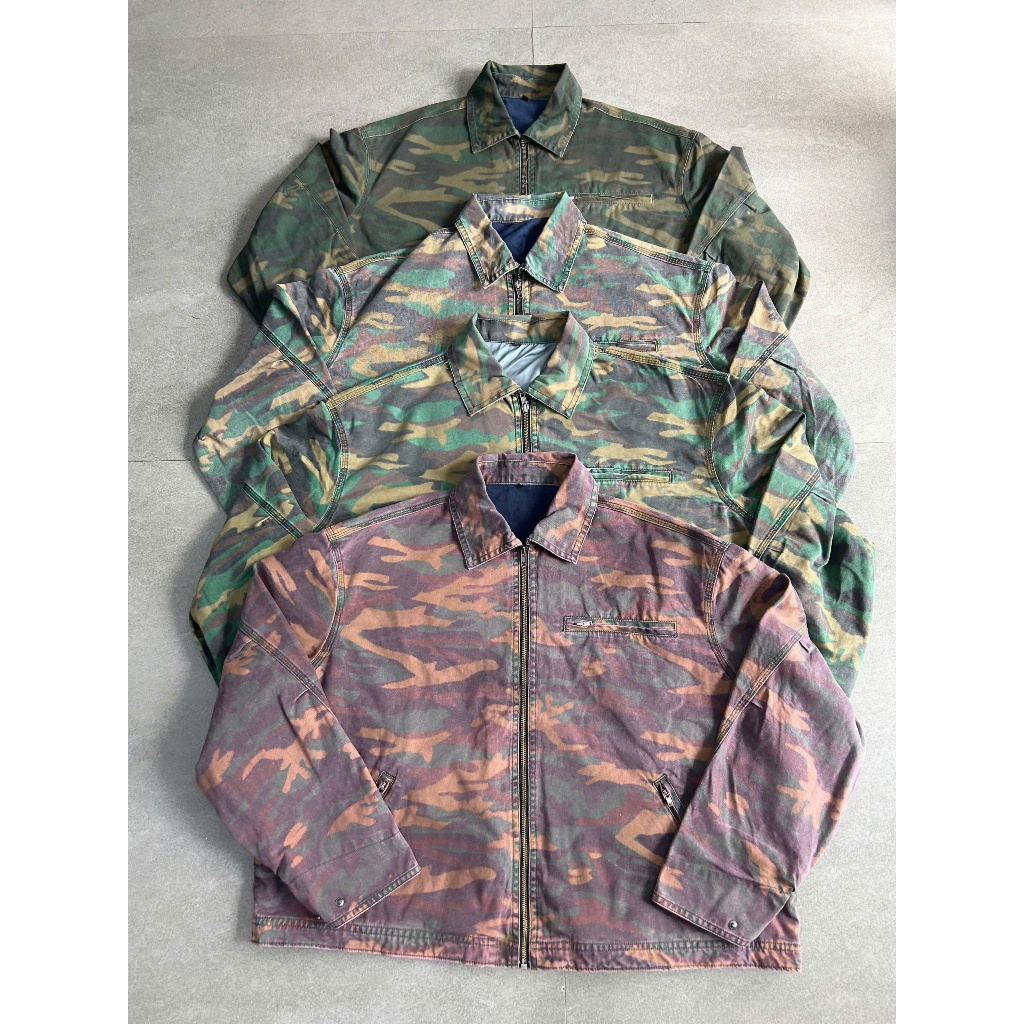 Áo Khoác Jacket Canvas Camo - TR7HOUSE