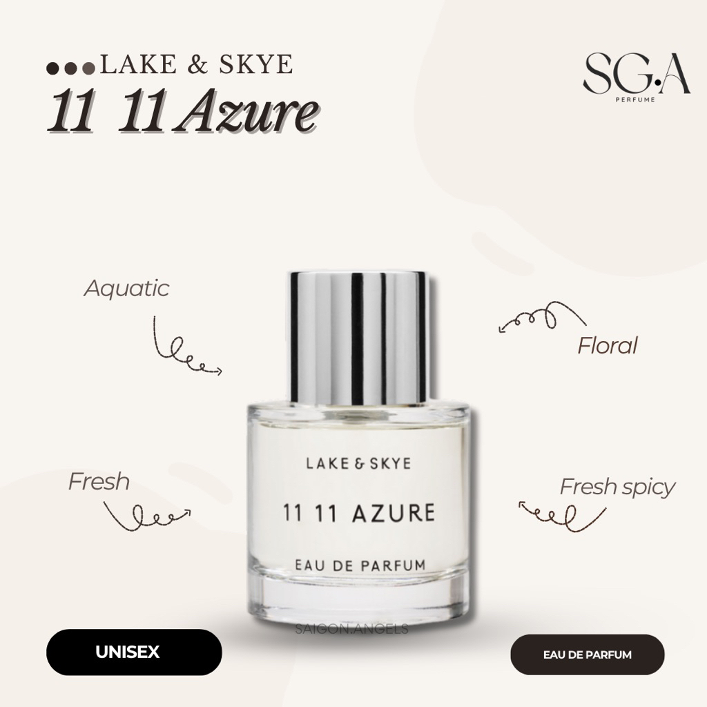 5/10ml • 11 11 Azure • Lake & Skye | Nước hoa Unisex