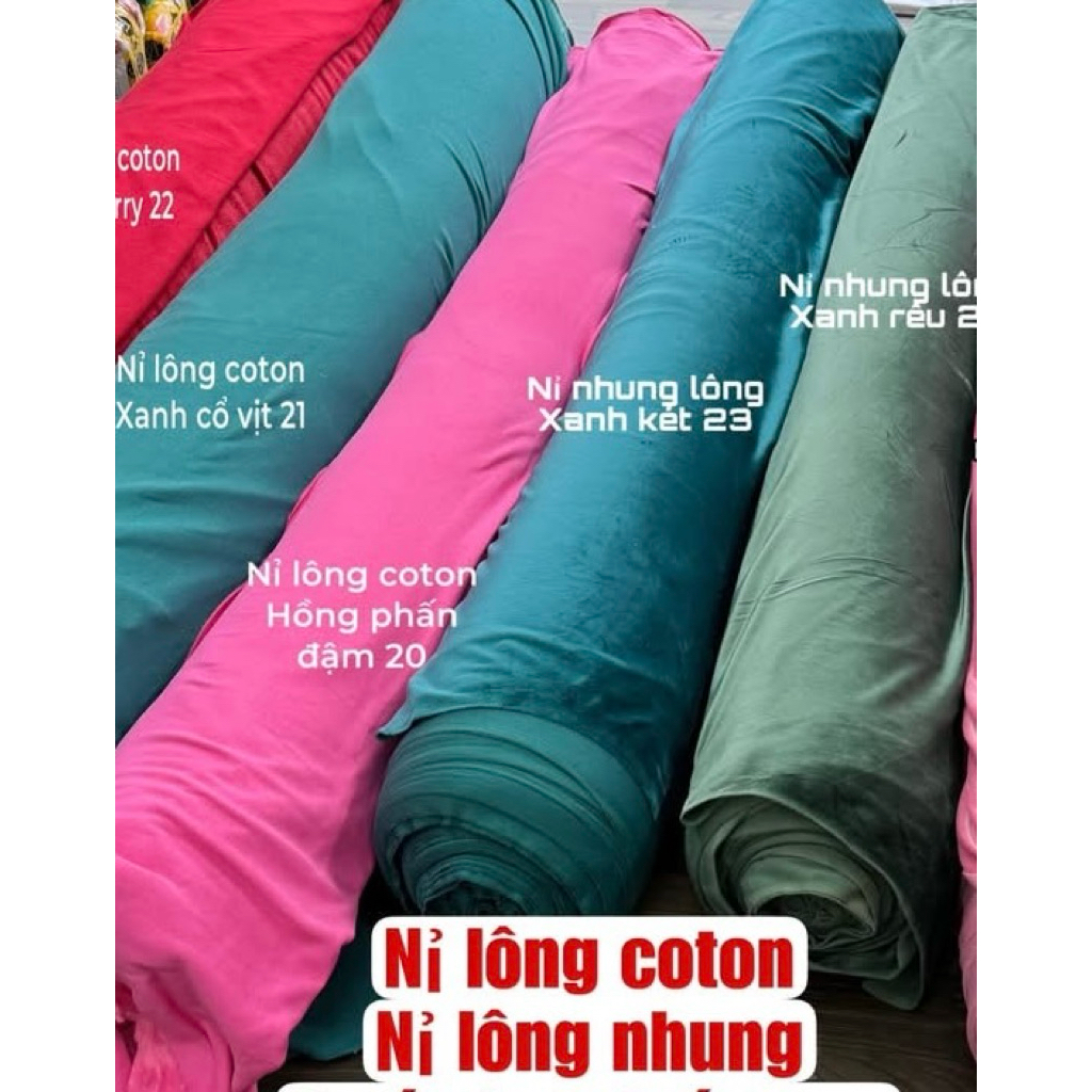 vải Nỉ Lông nhung mềm, May Chăn Mềm cho bé đi học-may may bộ chăn ga gối