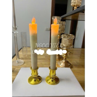 Nến điện tử, nến que nước mắt, nến đế vàng, nến đế bạc, chỉ bán nến không có pin