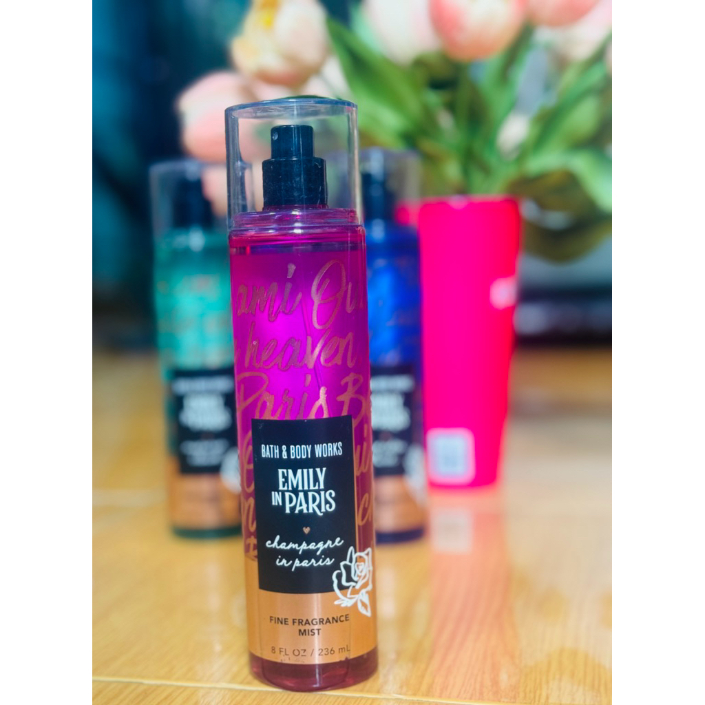 Xịt thơm toàn thân Bộ Sưu Tầm Emily In Paris bath and body works Champange in Paris (236ml)