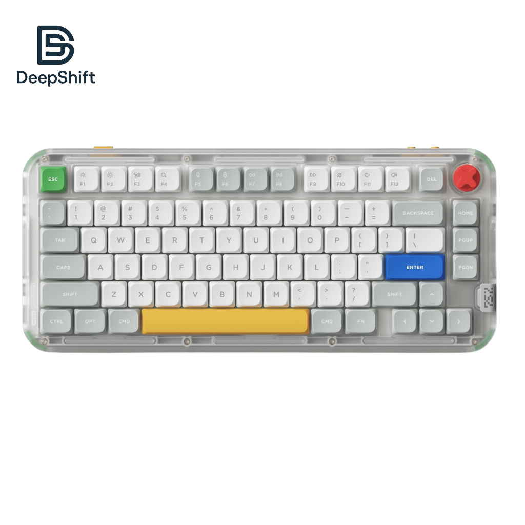 Bàn phím cơ Nuphy Kick75 - Led RGB, Hotswap, 3 mode kết nối, Keycap PBT