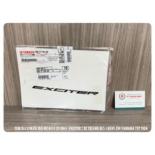 Tem sườn Ex 155 RC đời 21 chử Exciter ( Xe Trắng Đỏ ) B5V1 - (Miếng) B5VF174G0000
