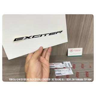 Tem sườn Ex 155 RC đời 21 chử Exciter ( Xe Trắng Đỏ ) B5V1 - (Miếng) B5VF174G0000