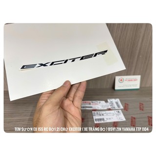 Tem sườn Ex 155 RC đời 21 chử Exciter ( Xe Trắng Đỏ ) B5V1 - (Miếng) B5VF174G0000