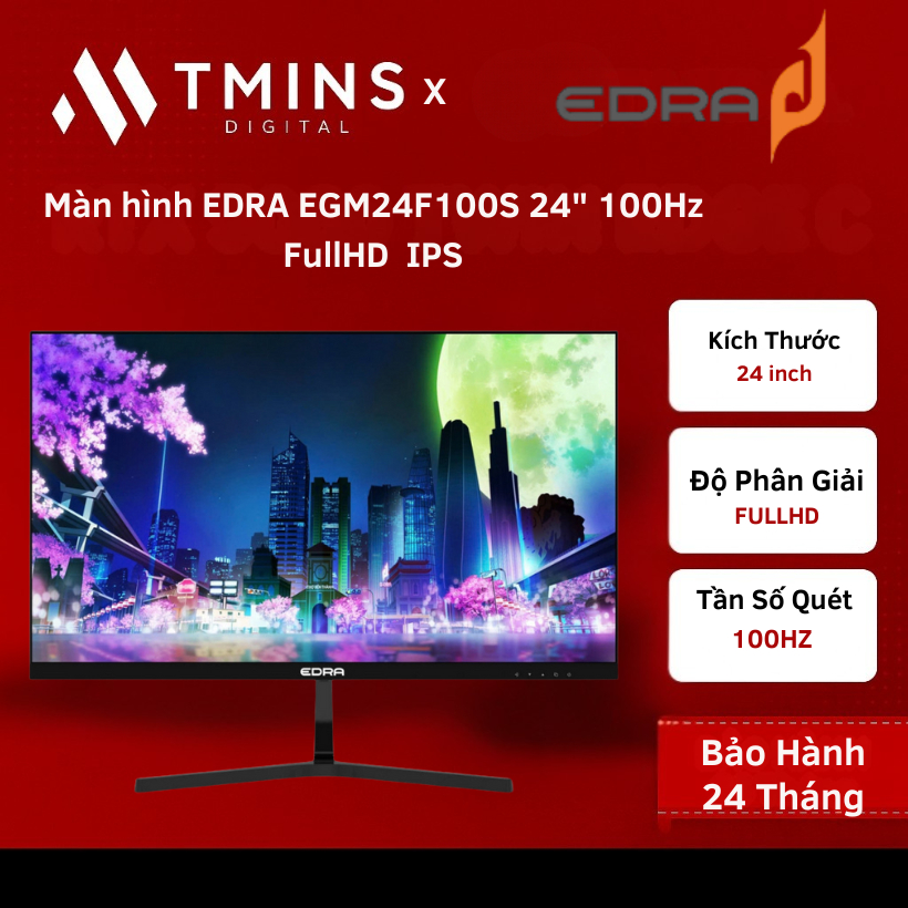 Màn hình EDRA EGM24F100S 24" 100Hz FullHD - Hàng chính hãng