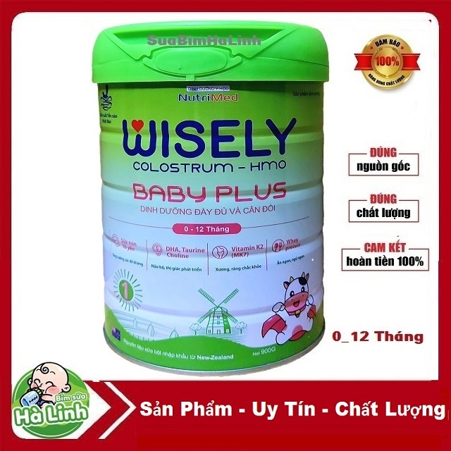 Sữa Wisely Baby Plus Colostrum 900g [Date 2026]