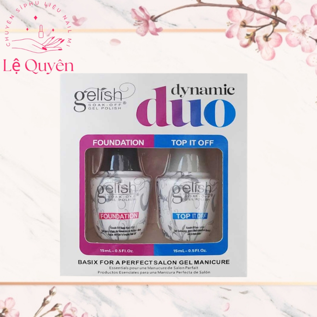 Sơn Base - Top chùi - Top ko chùi - Ph Bond - Pro Bond - Gelish hàng mỹ chuẩn chính hãng- Lệ Quyên