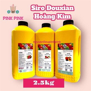    BÌNH VUÔNG 2.5KG   SIRO DOUXIAN HÀNG HUY HOÀNG KIM NHIỀU MÙI 