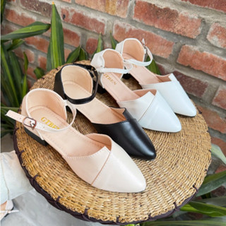  Giày nữ mũi nhọn 2 phân mẫu mới xinh xắn a34 