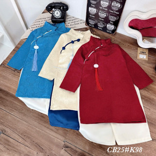  Áo Dài Bé Trai 3 Màu Xinh Cho Bé Diện Lễ Tết Chụp Hình 