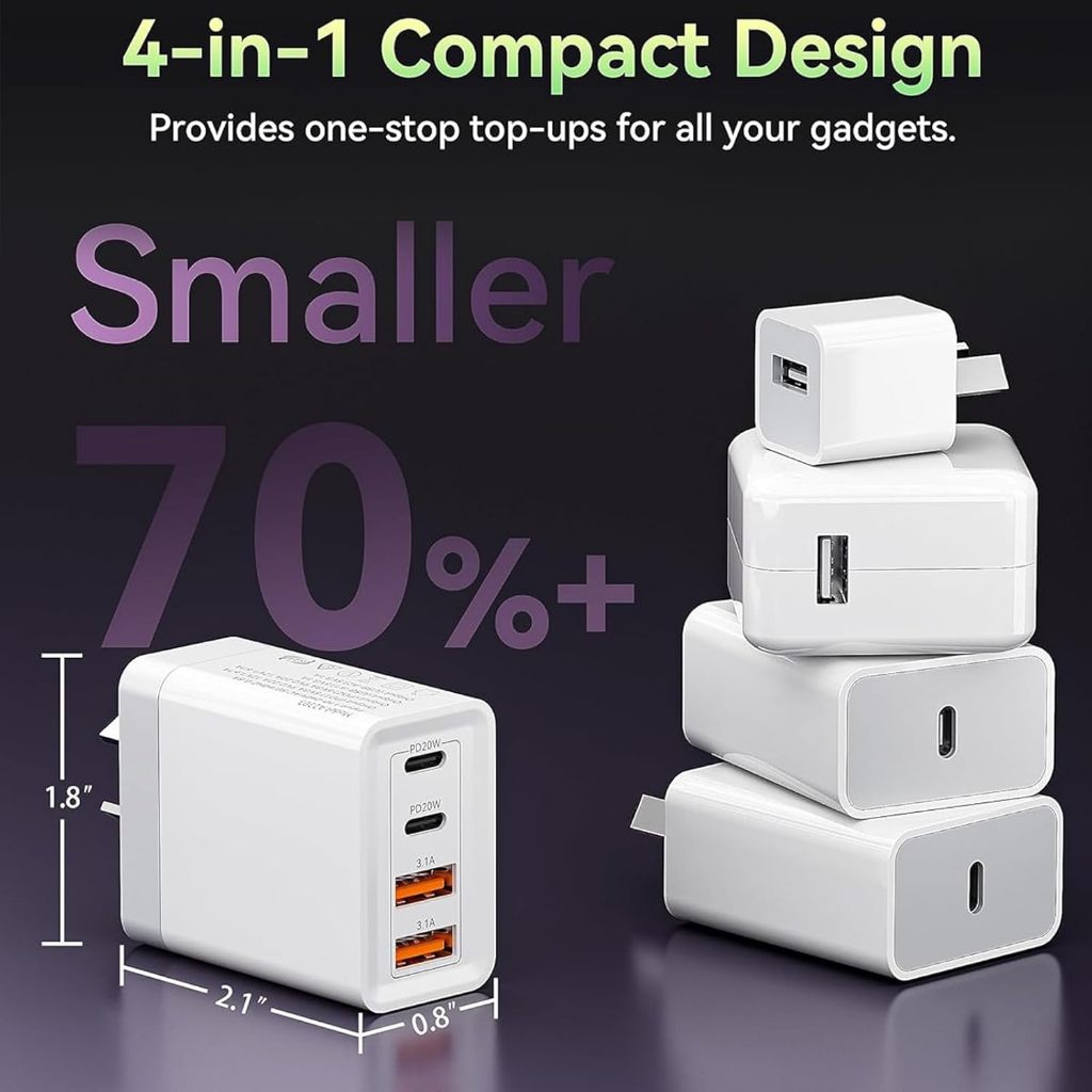 Củ sạc nhanh 10W 18W 20W 25W 30W Type C USB A cho điện thoại mtb Xiaomi Ip Huawei OPPO Vivo LG Samsu