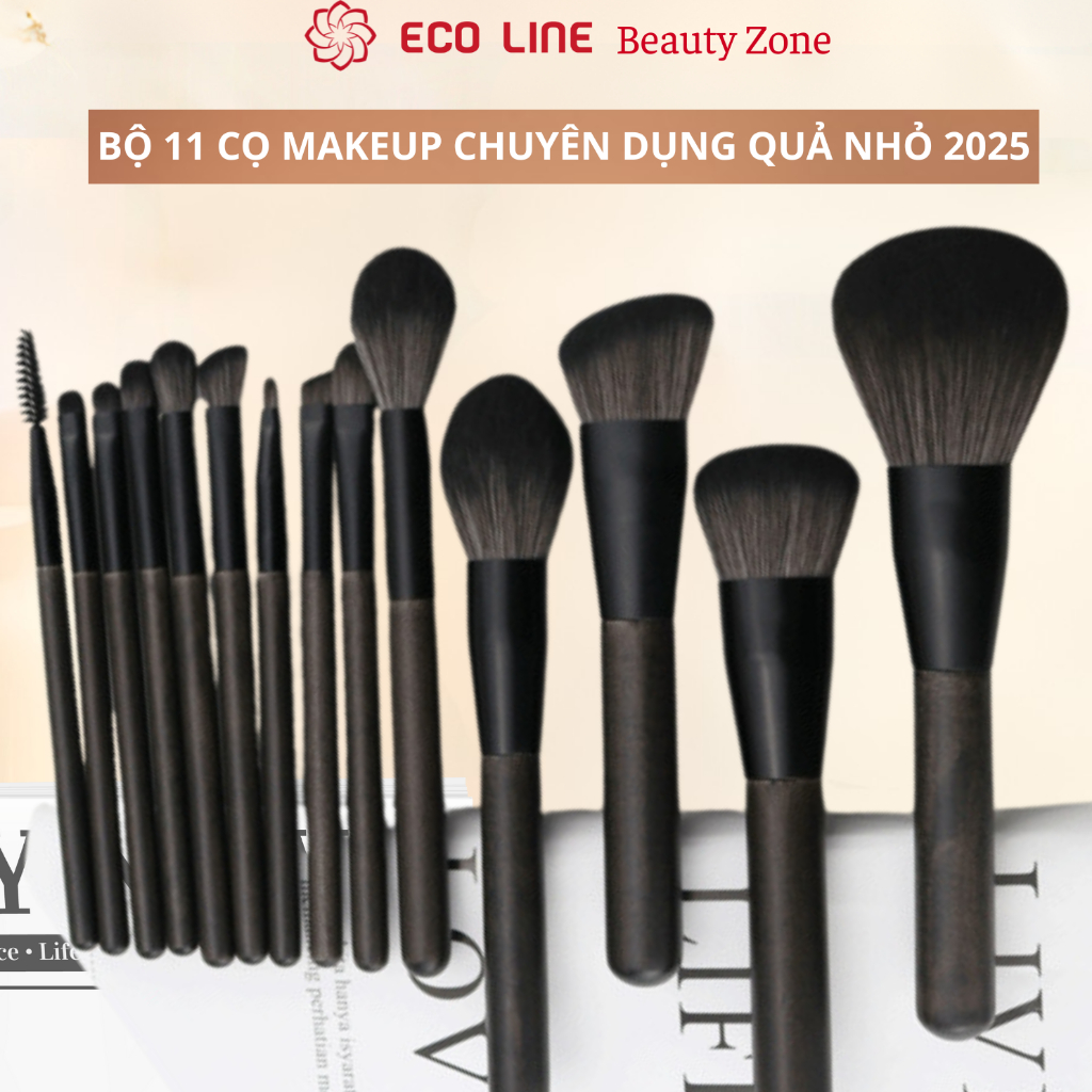 Cọ tán kem nền cọ tán son cọ má hồng cọ kẻ mắt cọ trang điểm mềm mịn che khuyết điểm hoàn hảo | BigBuy360 - bigbuy360.vn