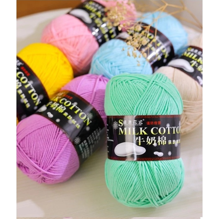 Len Milk Cotton 125gr - Tiemlendethuong