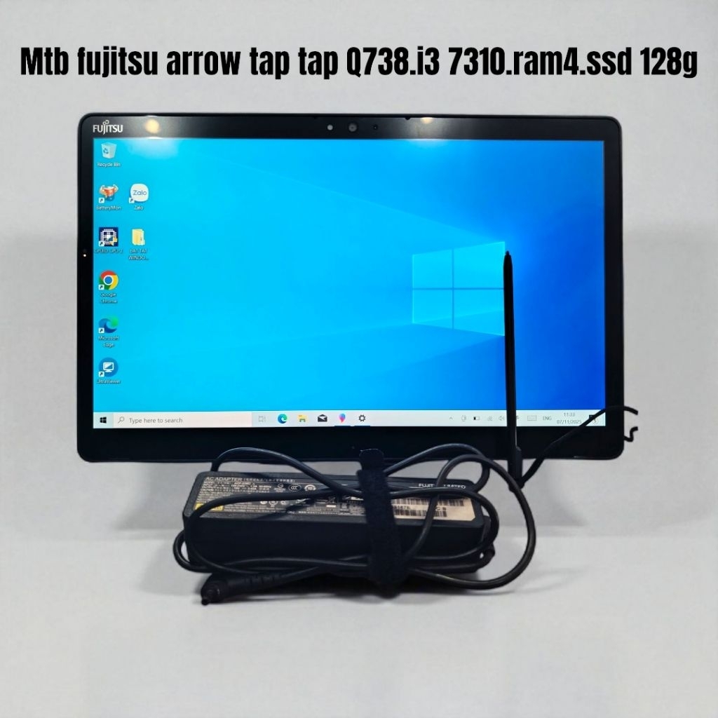 Máy tinh bảng Fujitsu arrows tap Q738/Q739/Q7310.CPU i3/i5/R4/128G.hinh thức đẹp 85/90%