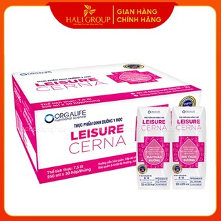 Leisure Cerna, Soup Uống Dinh Dưỡng Công Thức Kiểm Soát Đường Huyết, Thùng 30 Hộp