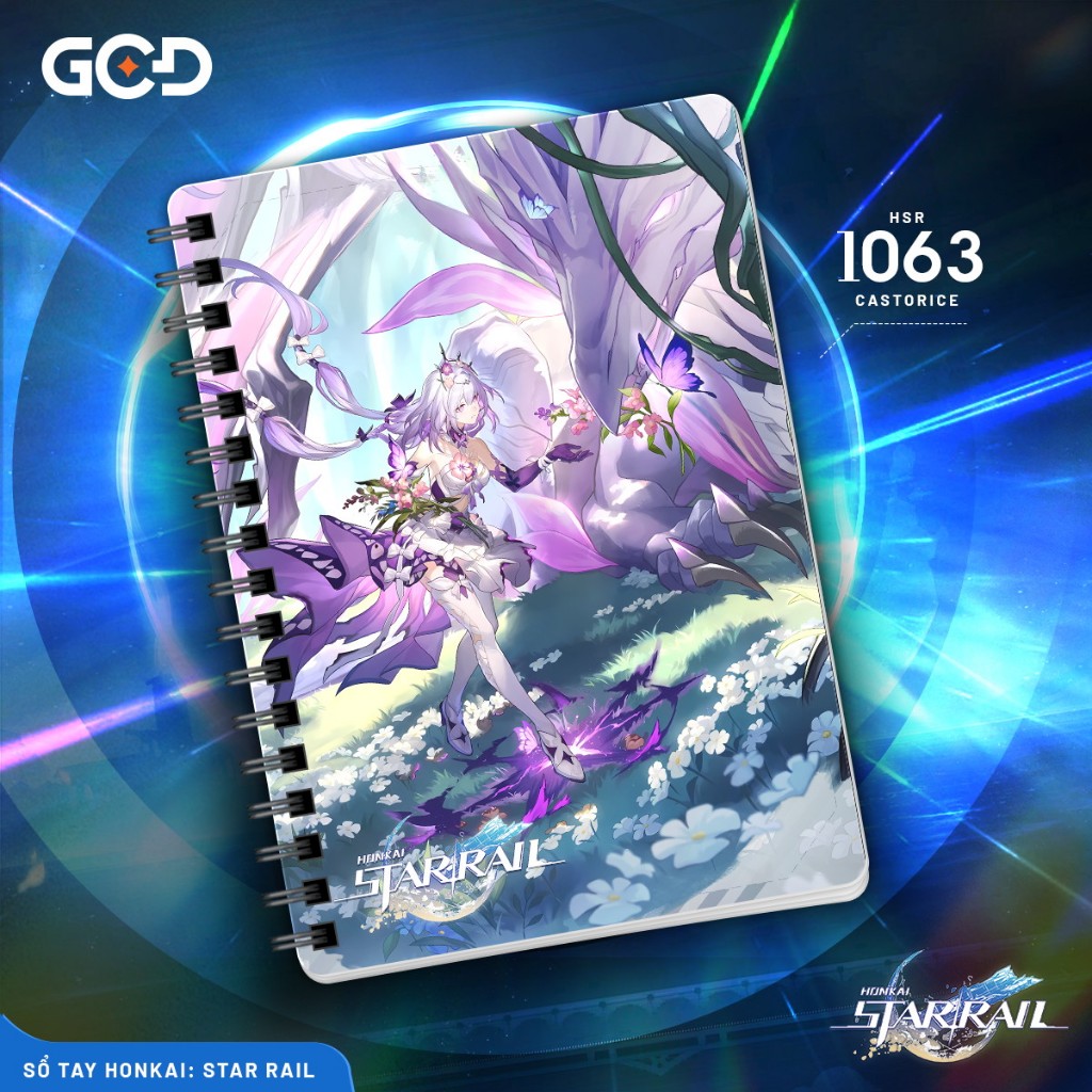 Sổ Tay LITE A5 + Hiệu Ứng Nhà Khai Phá Honkai Star Rail HSR 1000+ Sunday Aglaea The Herta Fugue Ever