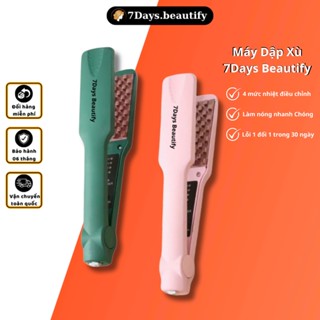  Máy dập xù 7days.Beautify Dập Phồng Chân Tóc Răng Vuông 4 Mức Nhiệt 