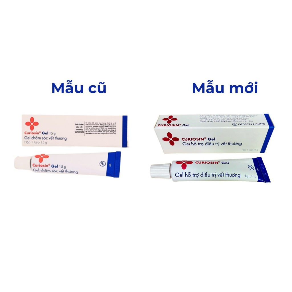 Curiosin Gel -  Gel làm lành vết thương