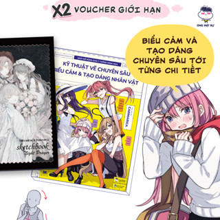  Luyện Vẽ - Combo 2 Sổ  Biểu Cảm&Dáng+Sổ Basic  Ong Mặt Bự 