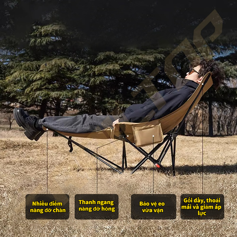 【COD】Trailtop Ghế Ngả Lưng Thư Giãn Gấp Gọn Chứa Cotton Ghế Gấp Gọn Camping Cắm Trại Dã Ngoại | BigBuy360 - bigbuy360.vn