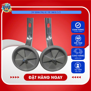 Cặp bánh phụ xe trẻ em đủ size Gắn Xe Đạp Sports còi xe  không dây datbike quantum,phanh kiotool xe