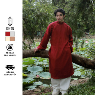   HOẢ TỐC  Áo Dài Nam Ngũ Thân 2 Lớp Thiết Kế GIRAN AD0005 Chất Mango Cao Cấp Sang Trọng 