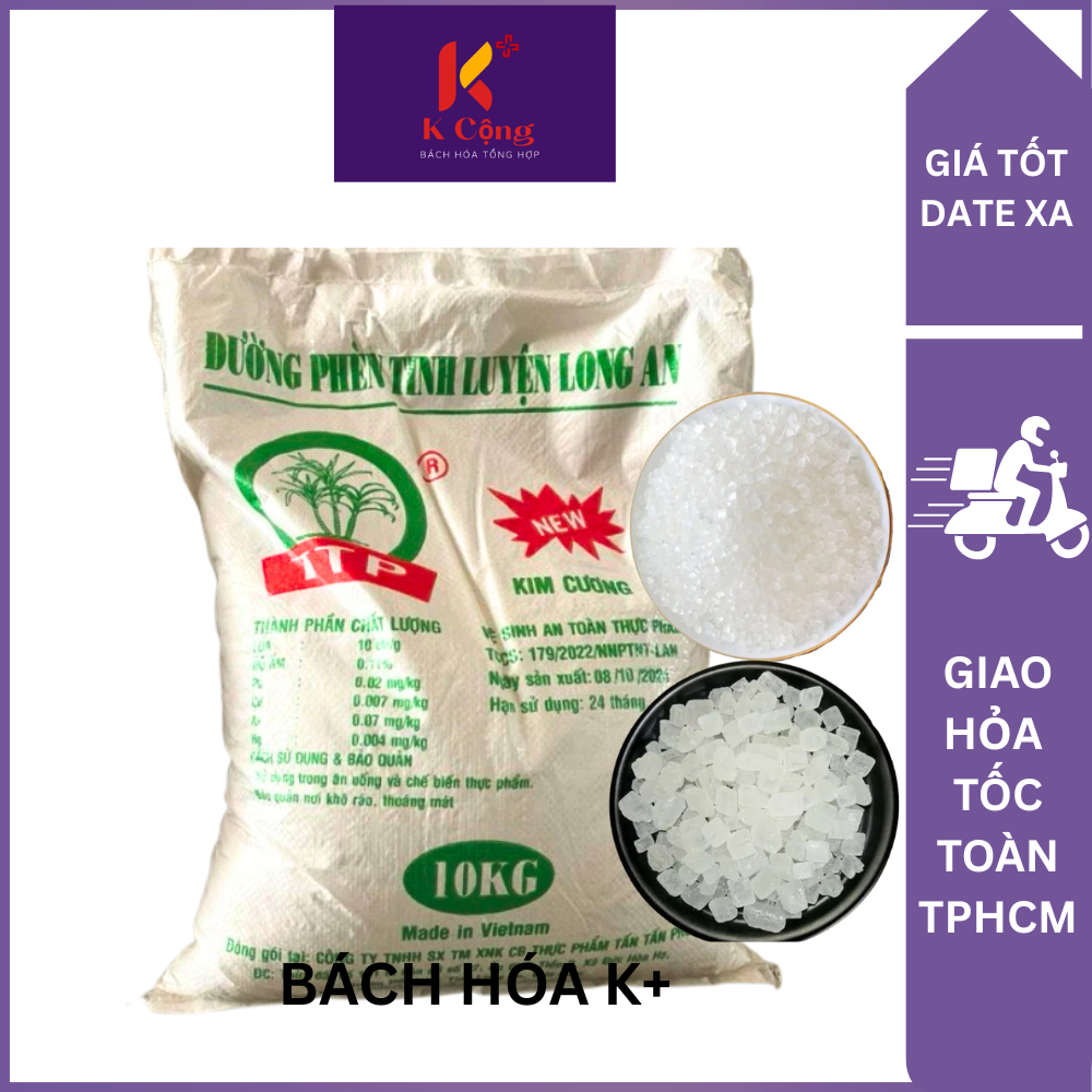 (1Kg Lẻ)  Đường Phèn Kim Cương / Đường Phèn Bi Long An