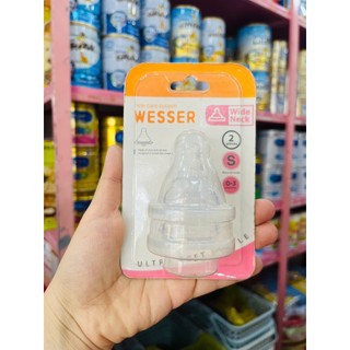 VỈ 2 NÚM WESSER CỔ RỘNG S/M/L