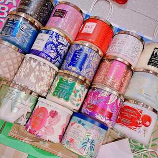 Nến Thơm Bath And Body Works Scented Candle, Nến Thơm 1 Bấc & 3 Bấc Bath & Body Works