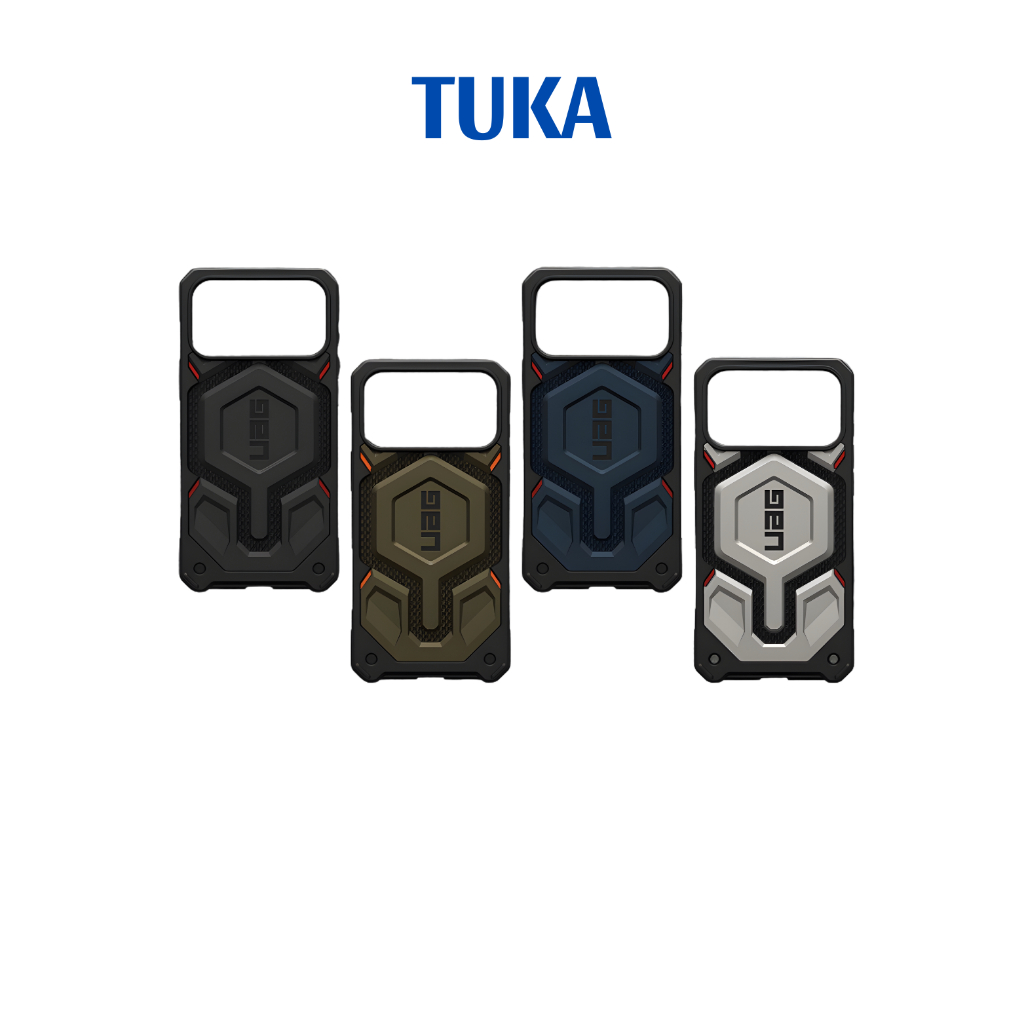 TUKA- UAG Kevlar Ốp Lưng dành cho iPhone17/PRO/MAX – Vỏ Nhẹ, Viền Chạm Khắc/Chống Rơi Cực Tốt