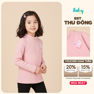  BÁN CHẠY  Áo giữ nhiệt ILABY họa tiết Kitty Baby chất liệu thun nỉ co giãn 4 chiều thoáng khí siêu ấm  3728  
