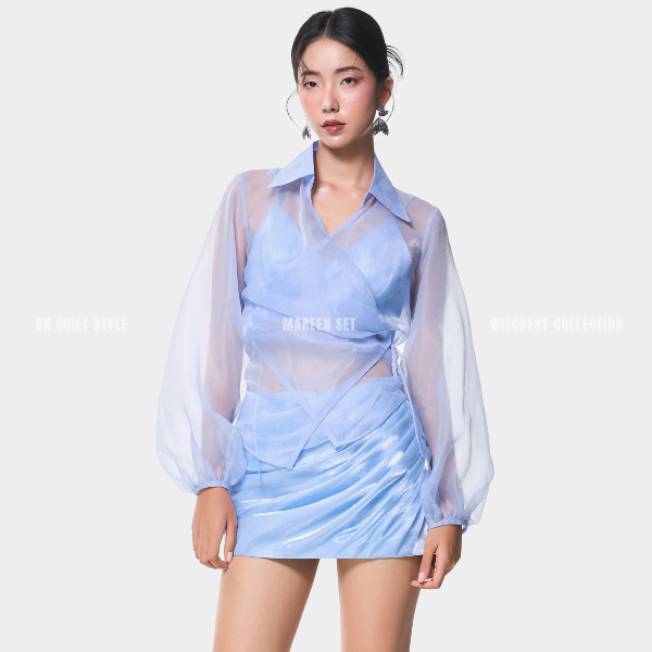 SET LỤA ÁNH XANH (Có tách lẻ) - MAREEN SET - NN QUIET STYLE