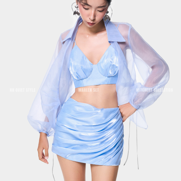SET LỤA ÁNH XANH (Có tách lẻ) - MAREEN SET - NN QUIET STYLE