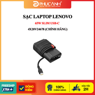 Sạc Laptop Lenovo 65W Slim USB-C 4X20V24678 (chính hãng)