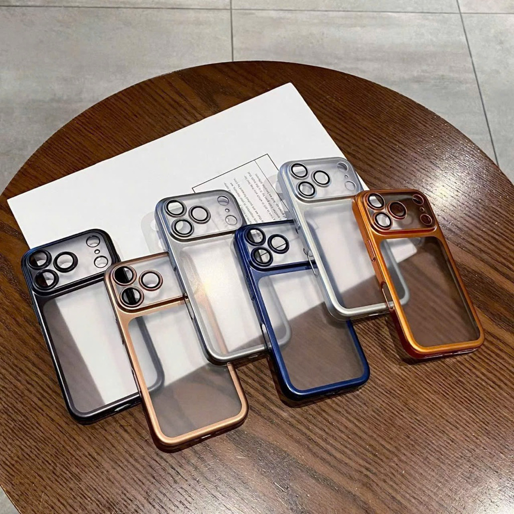 ỐP LƯNG NHÁM MỜ BẢO VỆ CAMERA FULL CỨNG DÒNG IPHONE 12PRM / 13PRM / 14PRM / 15PRM / 16PRM / 17PRM