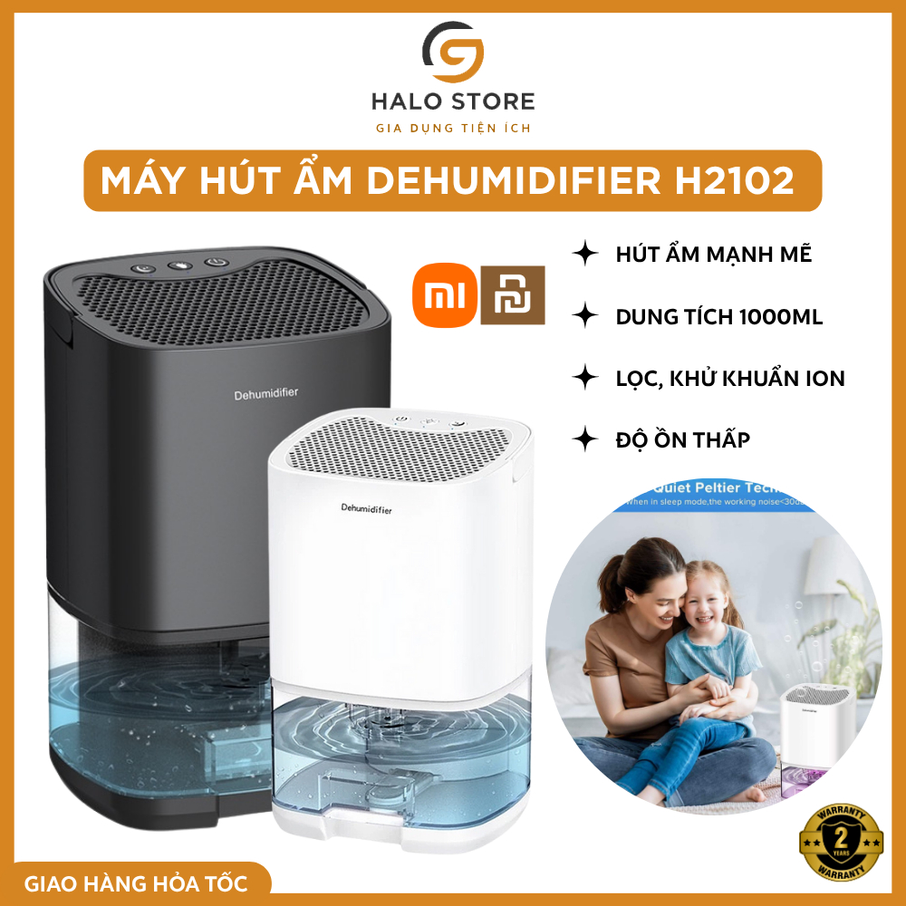 Máy Hút Ẩm DEHUMIDIFIER H2102, Hút Ẩm Không Khí Chống Ẩm Mốc Trong Tủ Kệ Bảo Vệ Sức Khỏe Gia Đình