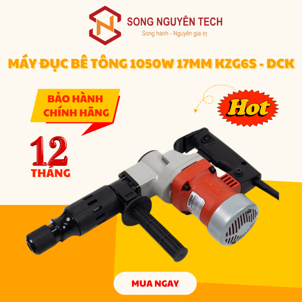 Máy đục bê tông 1050W 17mm KZG6S - DCK