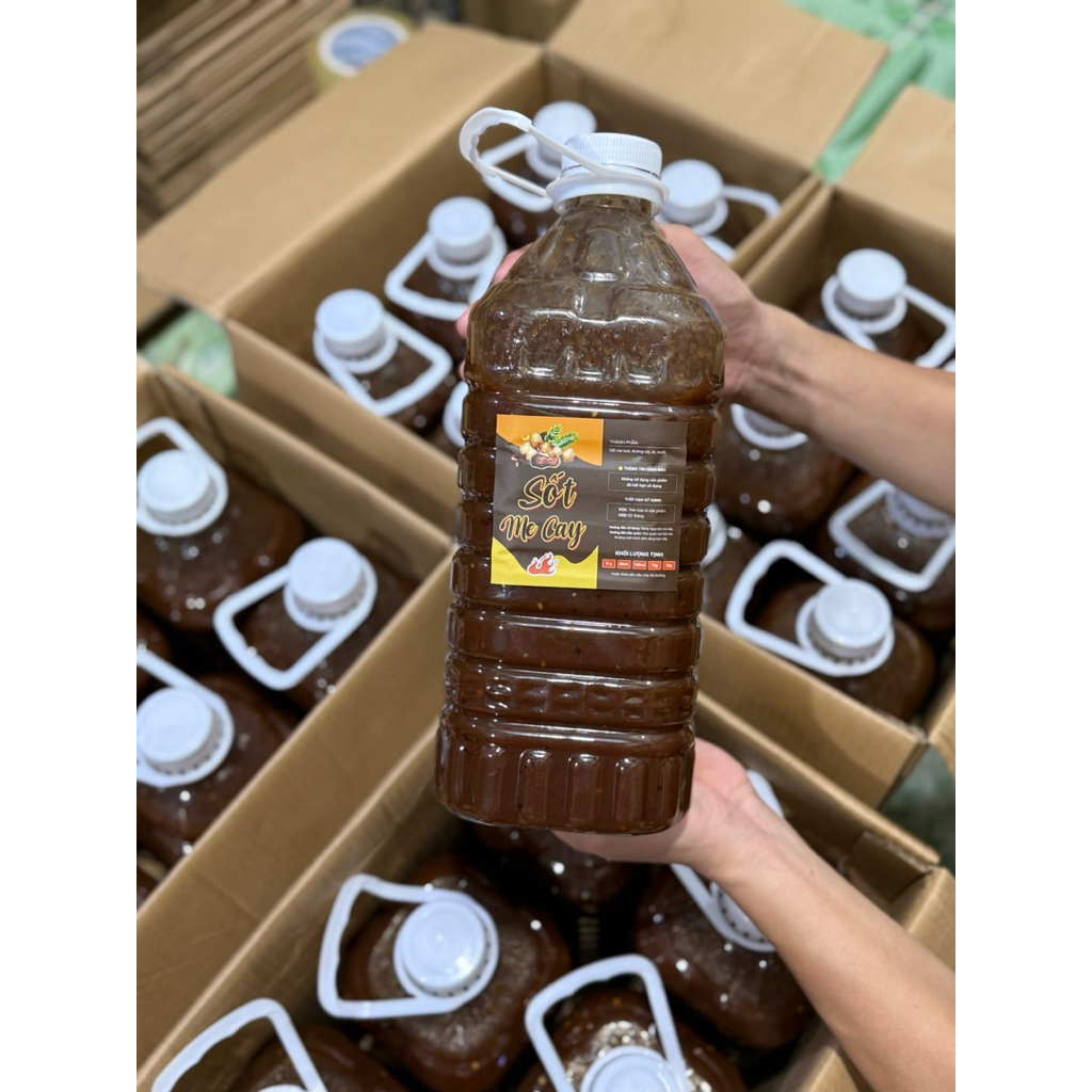 Can 5kg sốt me chấm bánh tráng chua chua ngọt ngọt ( can 5kg )