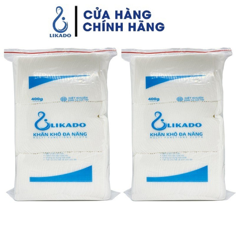 Khăn vải khô LIKADO 400g đa năng, tiện ích cho mọi nhà
