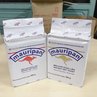  Men gói 500gram khô ngọt lạt Mauri - Men nở làm bánh mì bánh ngọt bánh bao pizza... Gói 