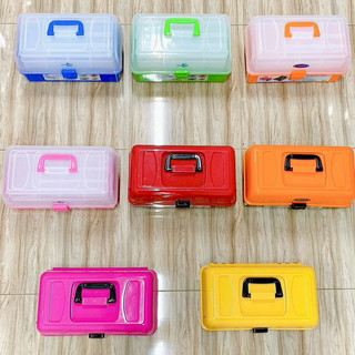 Cốp Nhựa PP Cao Cấp 3 Tầng Đựng Đồ Nail Đa Năng, Hàng Loại 1 (Màu Ngẫu Nhiên) Lệ Quyên