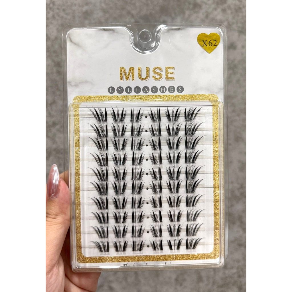 Mi Cụm X62, Mi Giả Muse, Lông Mi Giả Tự Nhiên - Elemi Store