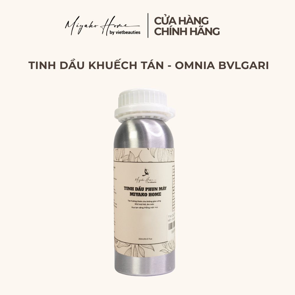 Tinh Dầu Khuếch Tán Thơm Phòng MIYAKO HOME | Hương Thanh Khiết | Omnia Bvlgari | 250ml-500ml-1000ml