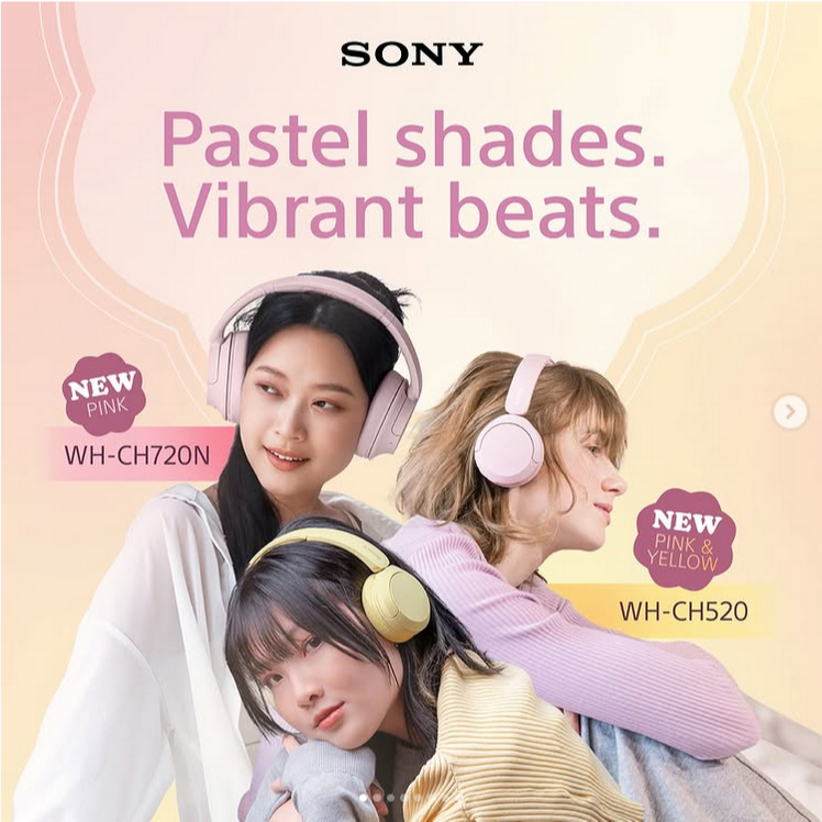 Tai Nghe Chụp Tai Bluetooth Sony WH-CH520, DSEE - Pin 50h - Bluetooth 5.2 - Bảo Hành 12T Chính Hãng | BigBuy360 - bigbuy360.vn