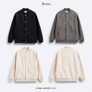  Áo Bomber Atino 100% Polyester Đứng Form Giữ Ấm L.3.8205 