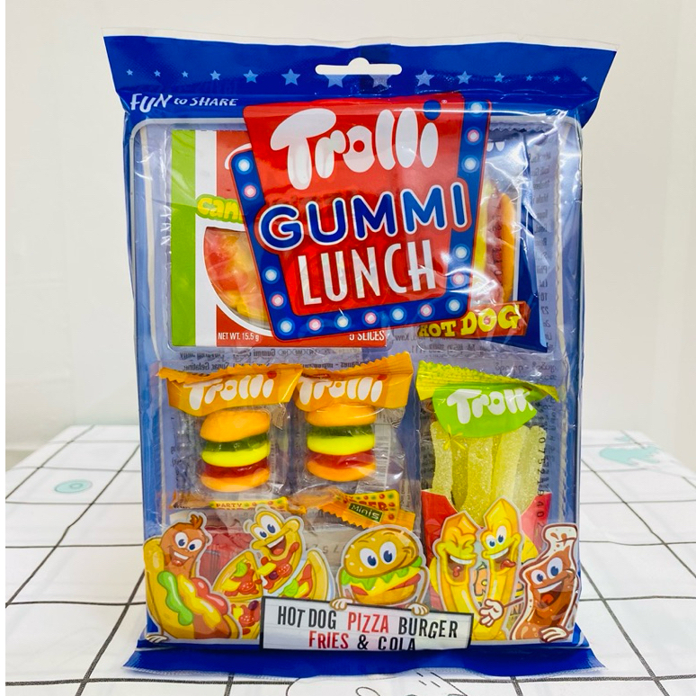 Kẹo dẻo Trolli Gummi Lunch 77g – Bộ sưu tập kẹo dẻo ngon, đẹp mắt cho bé