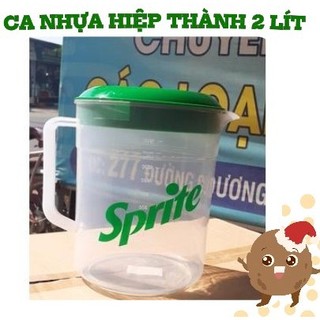 🔥 ca nhựa sprite 2 lít hiệp thành nắp kín bền đẹp, chống tràn tiện dụng 🔥