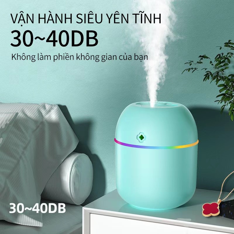 Máy xông tinh dầu tạo độ ẩm,đèn ngủ dễ thương 2025