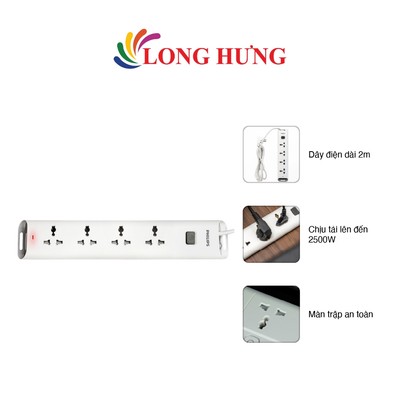 Ổ cắm điện Philips CHP2442WA/74 - Hàng chính hãng